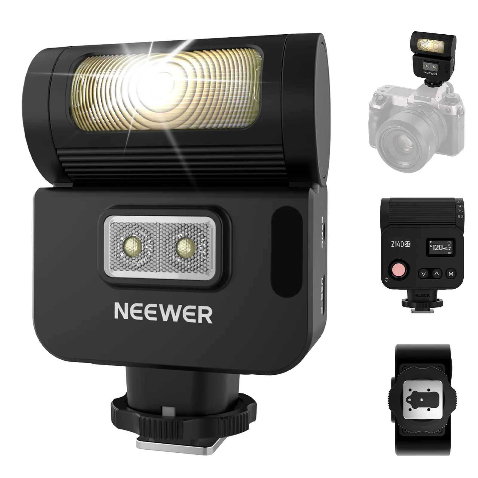 Speedlite Flash External - NEEWER Z140SE Компактная миниатюрная портативная внешняя