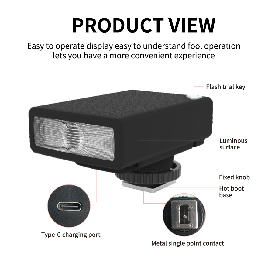 LINIM QU13 Мини-вспышка для ка – обзор и цена Speedlite Flash External
