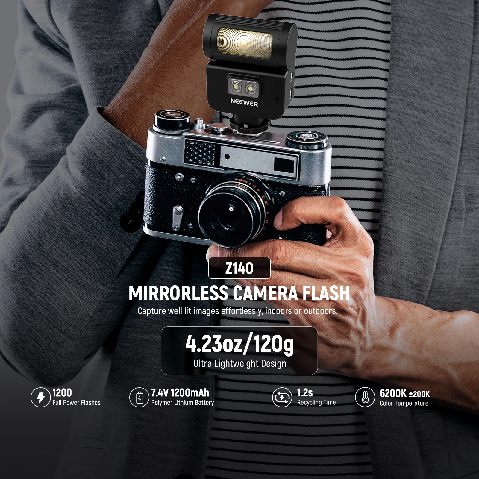 NEEWER Z140 16Ws Компактная ми – обзор и цена Speedlite Flash External