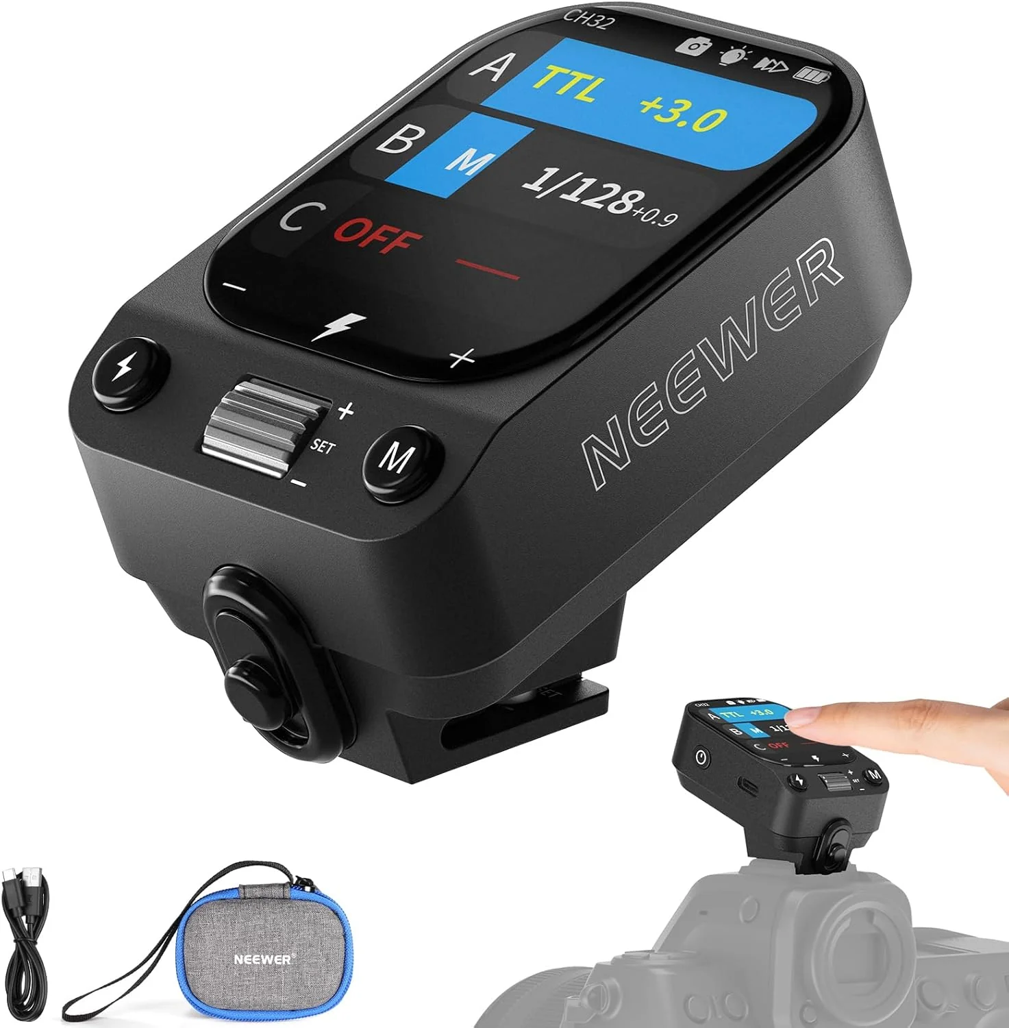 NEEWER QZ TTL Беспроводной три – обзор и цена Speedlite Flash External